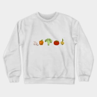 line of vegetables Crewneck Sweatshirt